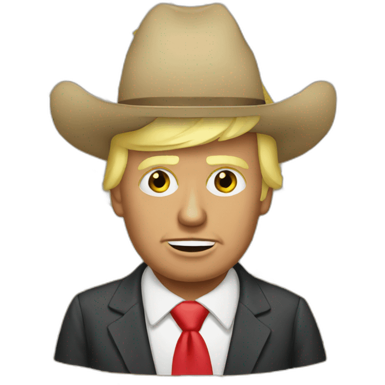 Donald trump as mexican immigrant emoji