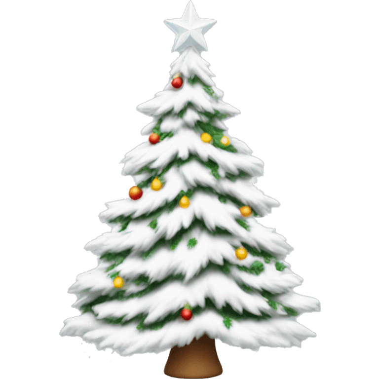 A white Christmas tree  emoji