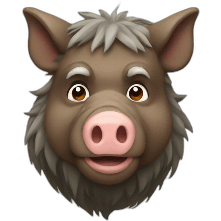 boar as old man emoji