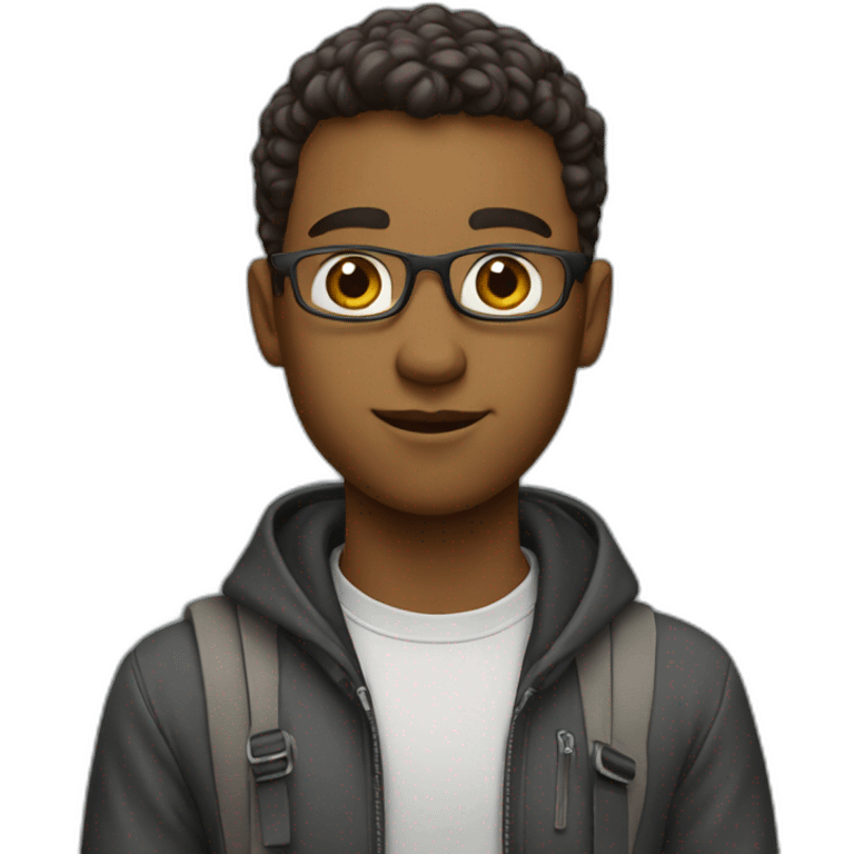 A standing student  emoji