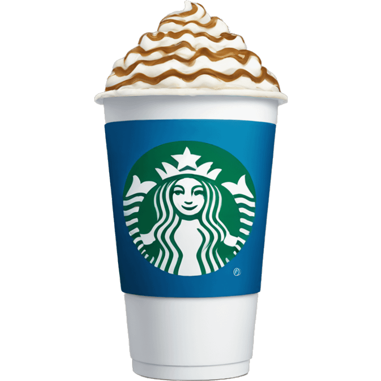 Starbucks blue emoji