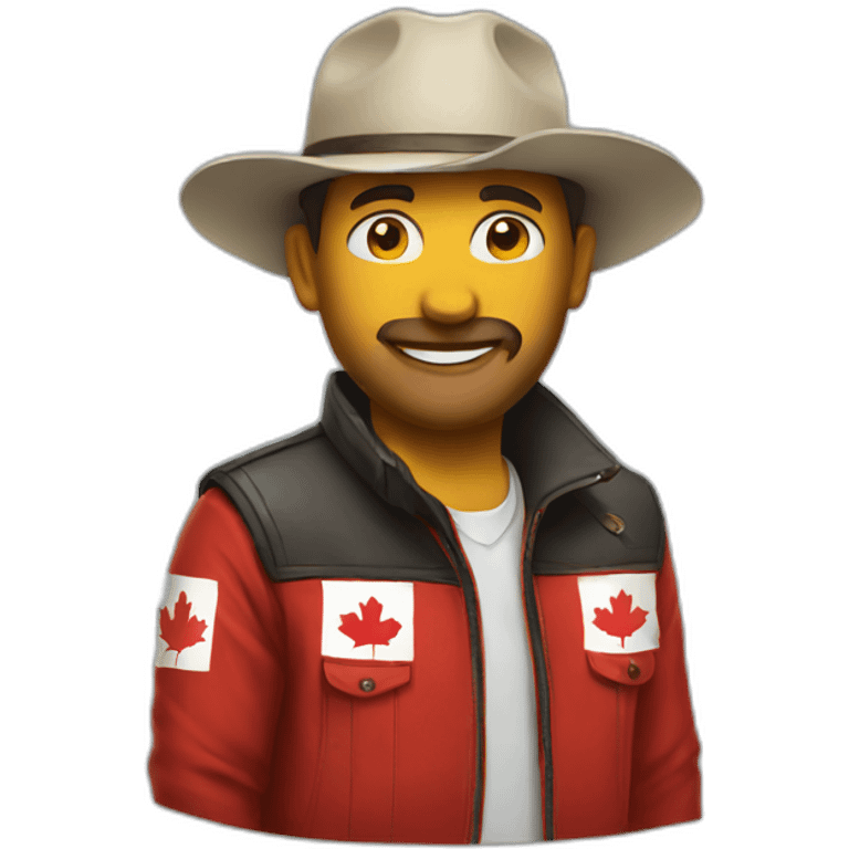 Cool Canadian emoji