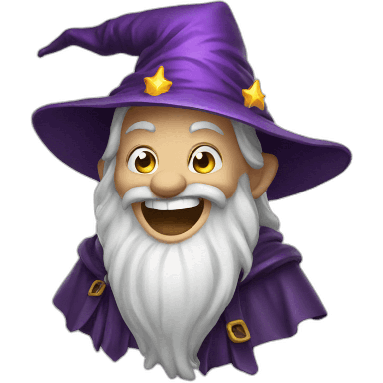 laughing wizard emoji