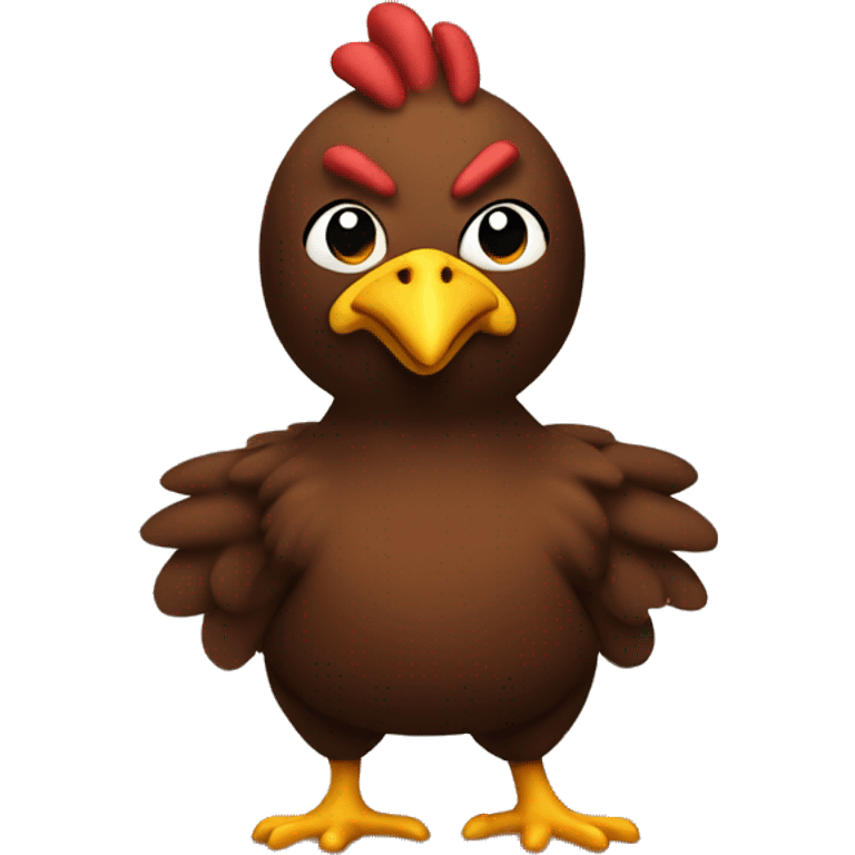 One Brown ninja chicken emoji