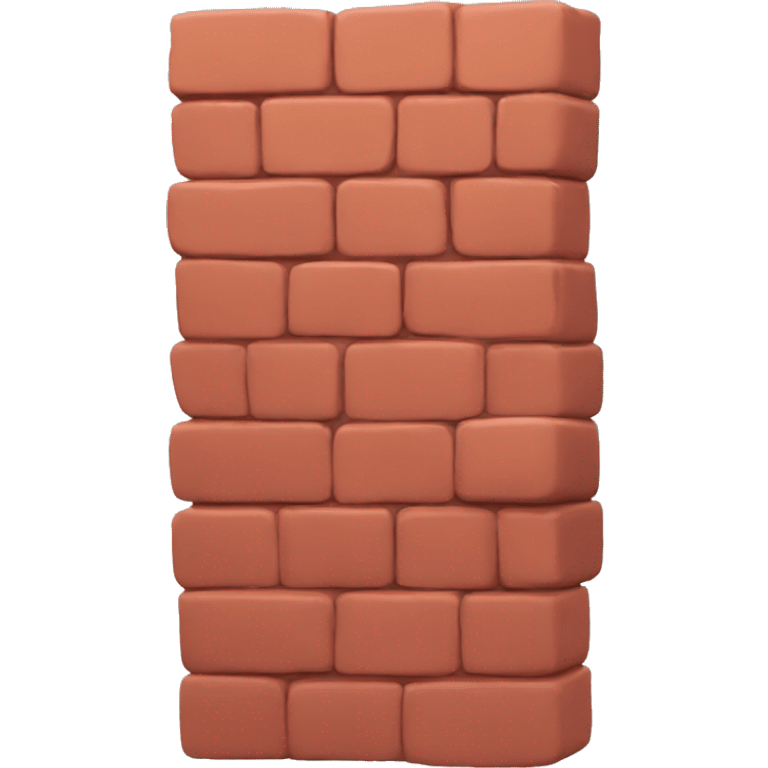 a brick of red modeling clay emoji