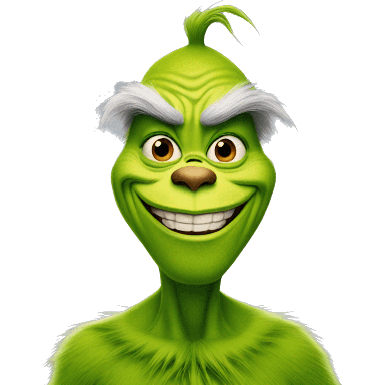 Jim Carey the grinch emoji