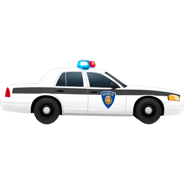 Cop cars “40” up emoji