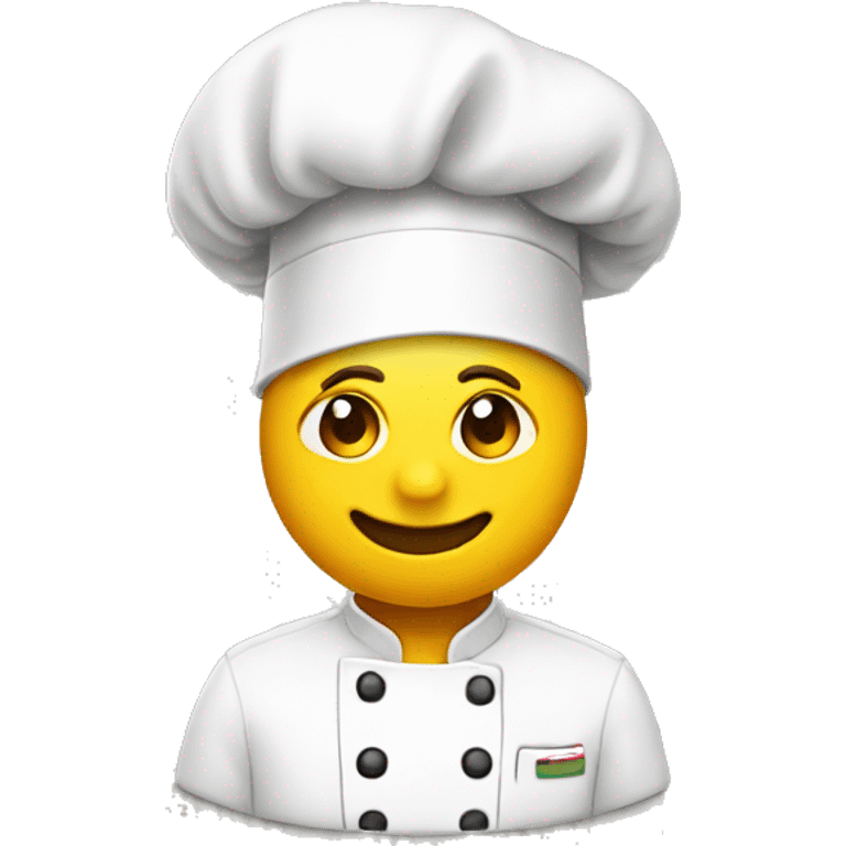 Emoji wearing chef hat emoji