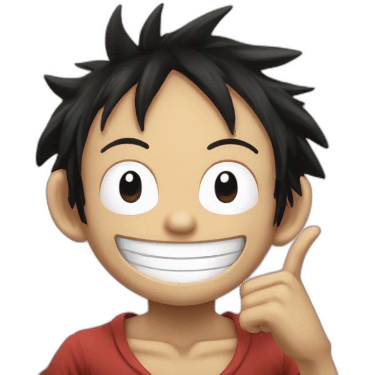 Monkey the Luffy, smiling with name Keniel in yours hands  emoji