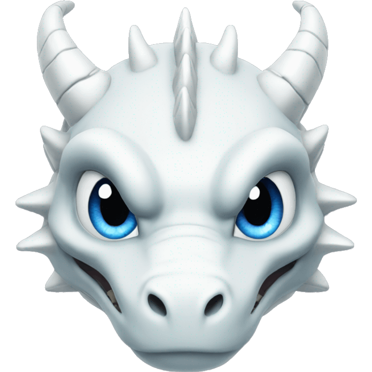 Blue eyes white dragon emoji