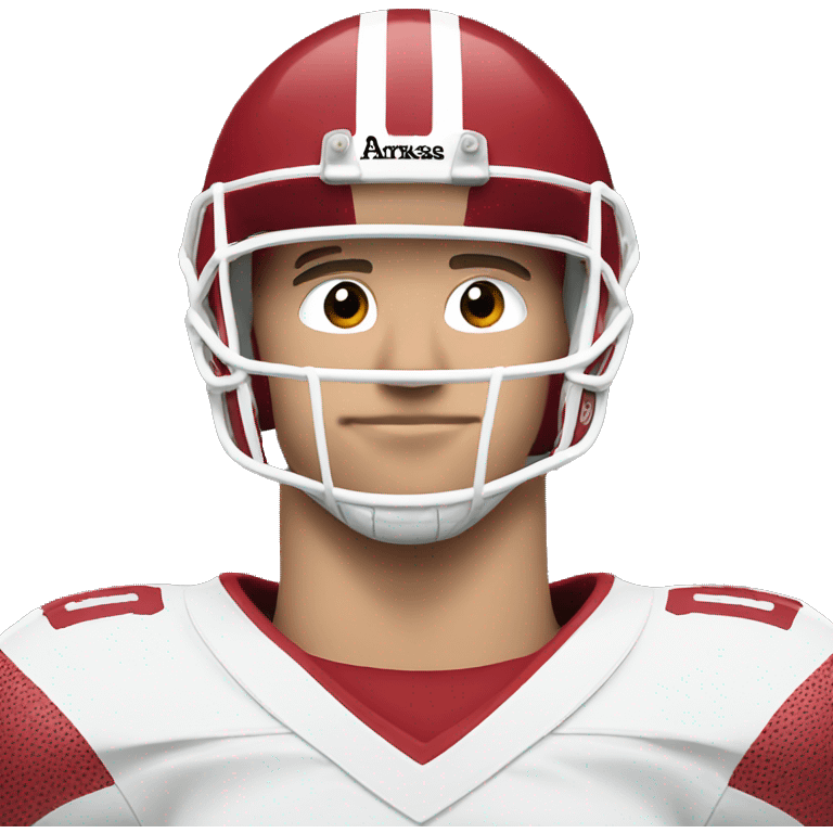 White person number 99 Arkansas football player  emoji