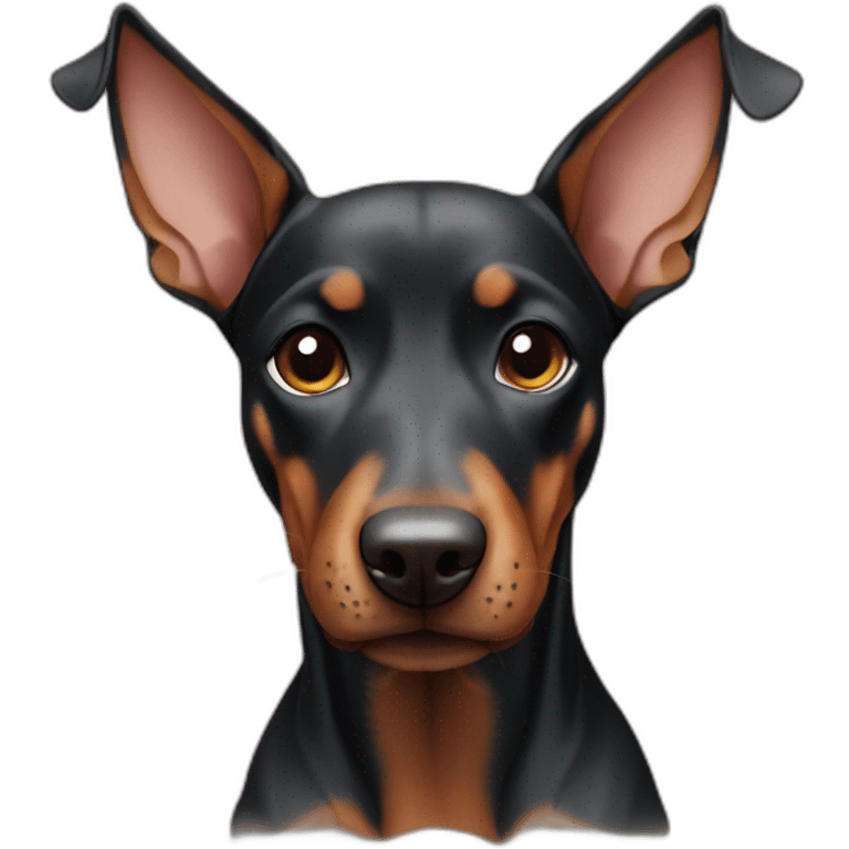 mini doberman emoji