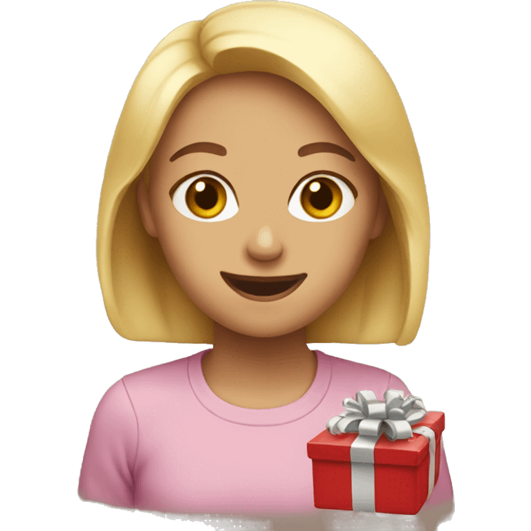 Opening presents  emoji