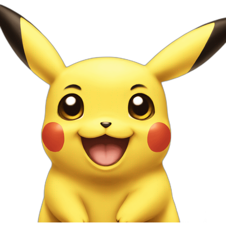 Smiling Pikachu emoji