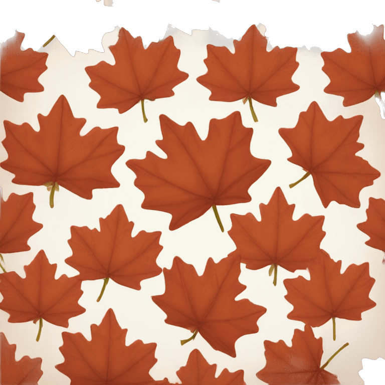 Maple leaves emoji