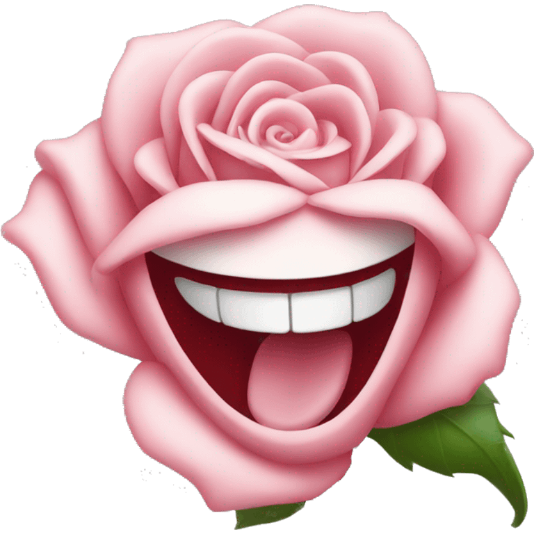 Laughing Rose  emoji