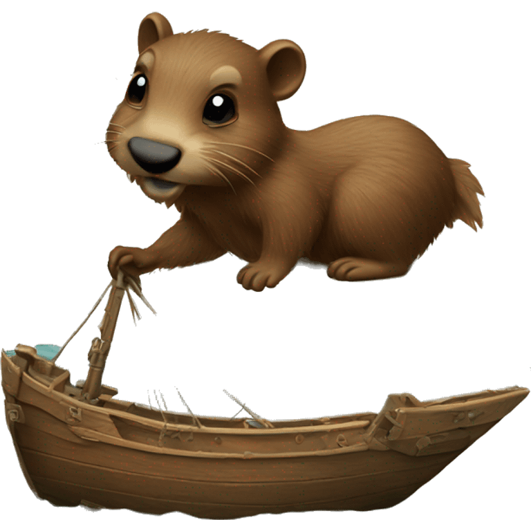 bucky beaver Shipwrecked 64 emoji