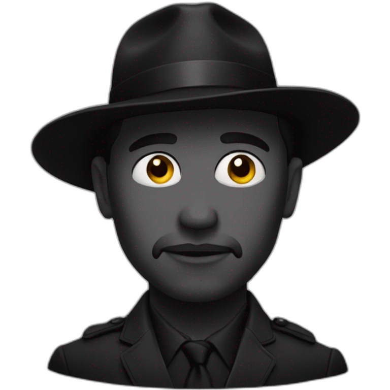 Mec noir emoji