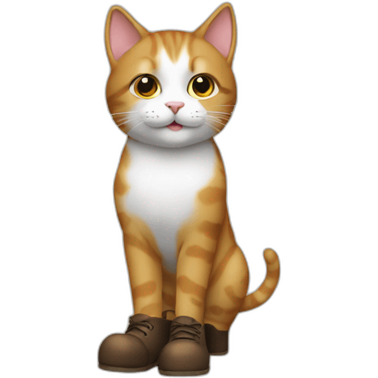 Cat in boots emoji