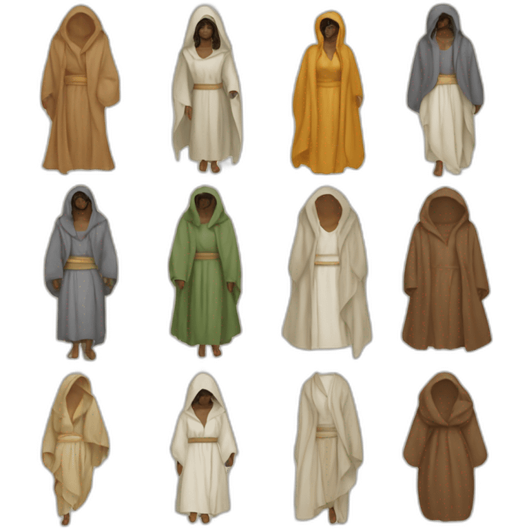 icon of Biblical garments for fashion trends emoji