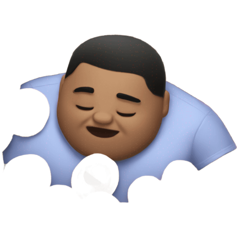 Big chunky boys kissing emoji