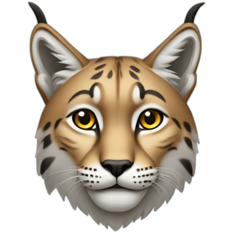 a lynx emoji