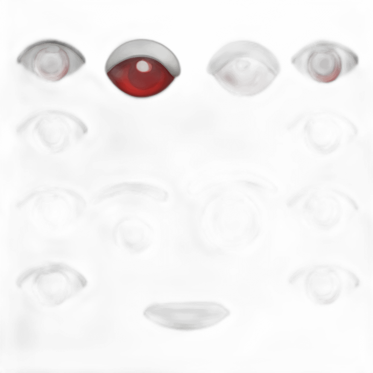 red eyes emoji