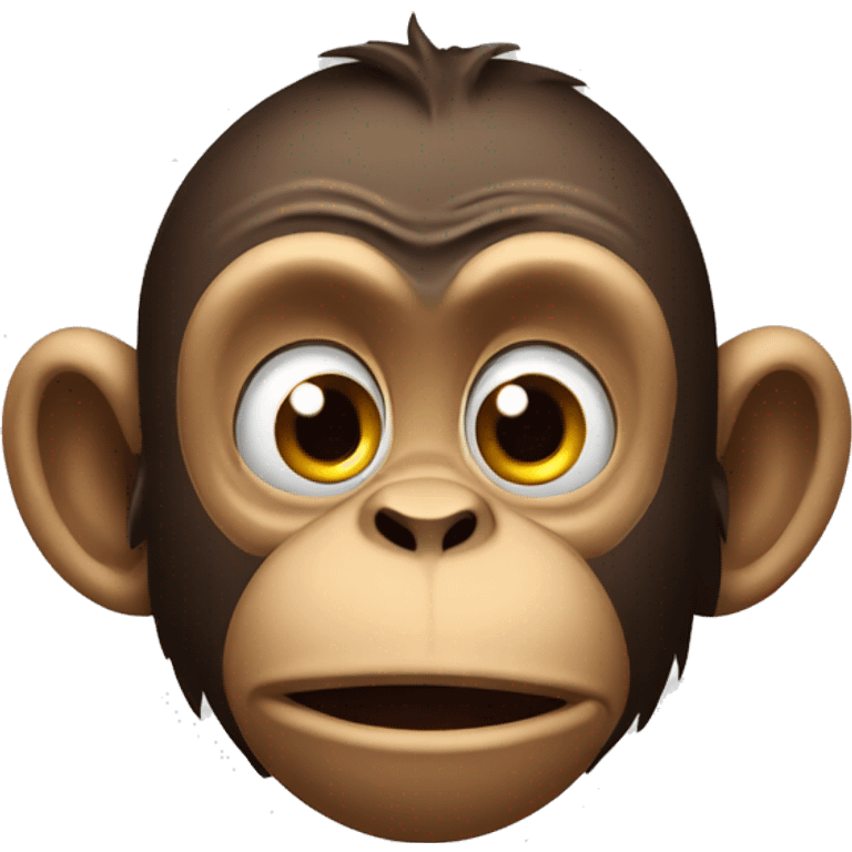 Frightened monkey emoji