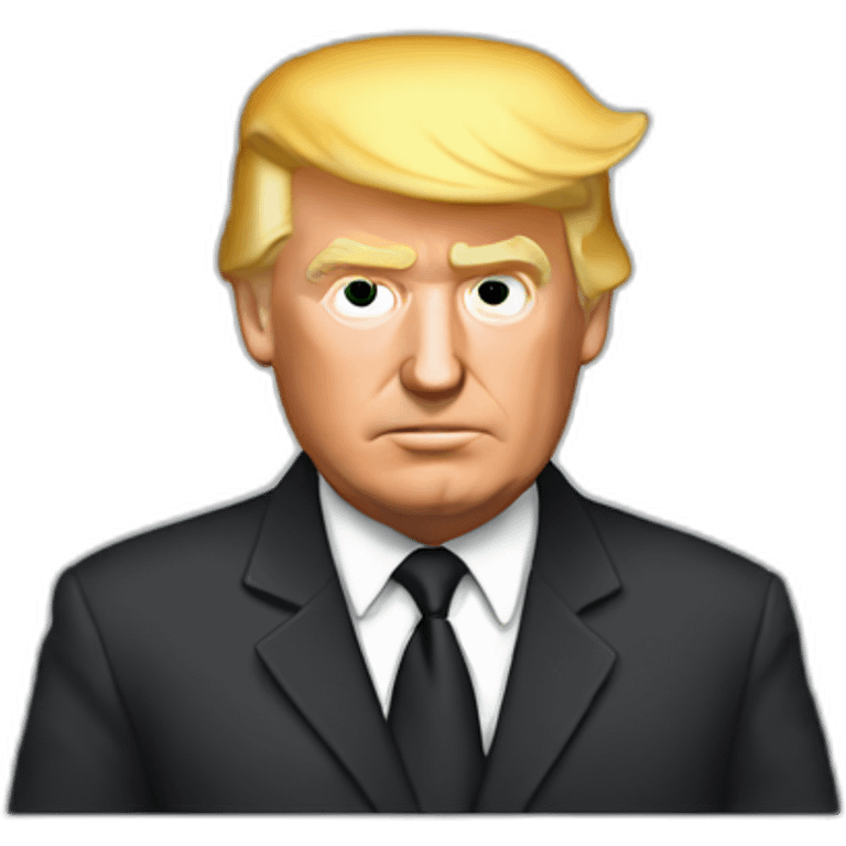 Trump flying to jail emoji