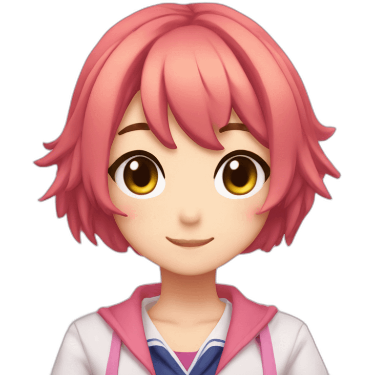 Sayori doki doki literature club emoji