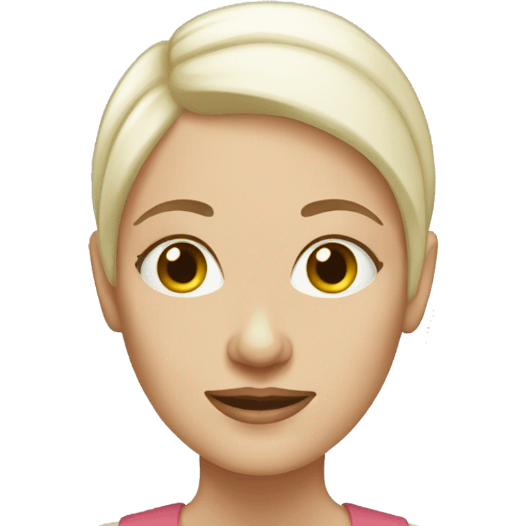 bald white woman emoji