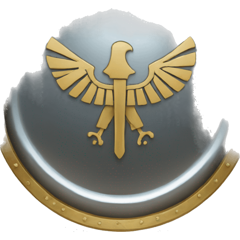 Greek shield rounbd emoji