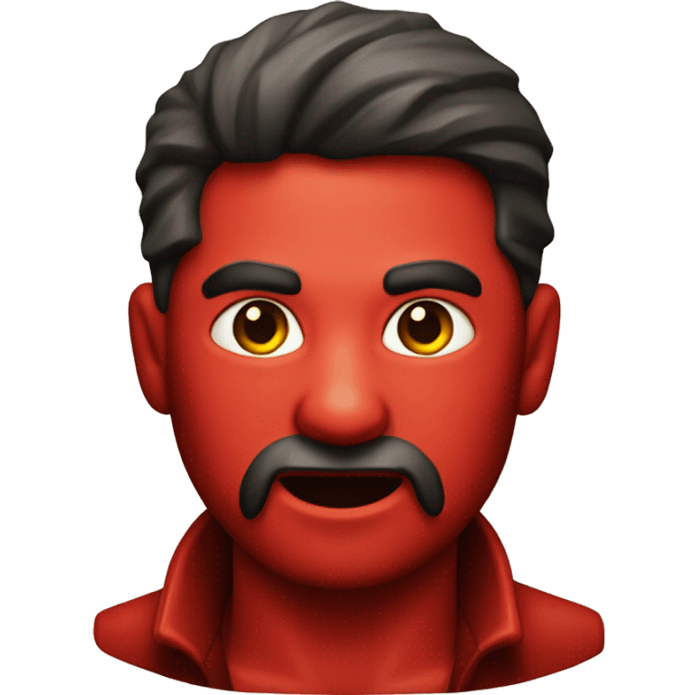 Diablo rojo carita iPhone  emoji