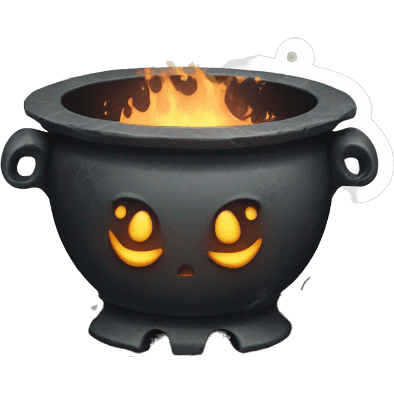 Witch cauldron gothic vintage  emoji