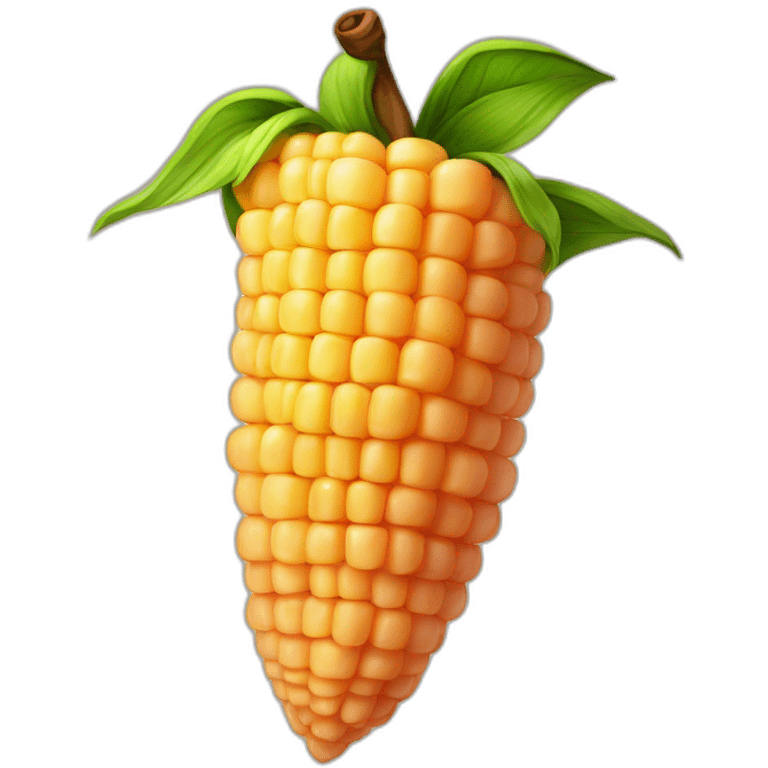 peach corn emoji