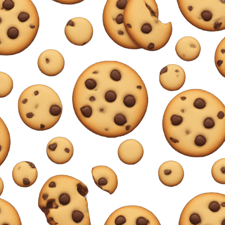 chocolate chip cookies  emoji