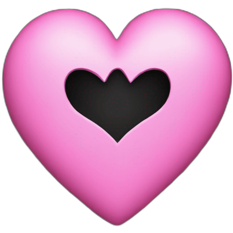 pink heart in a black spiderweb  emoji