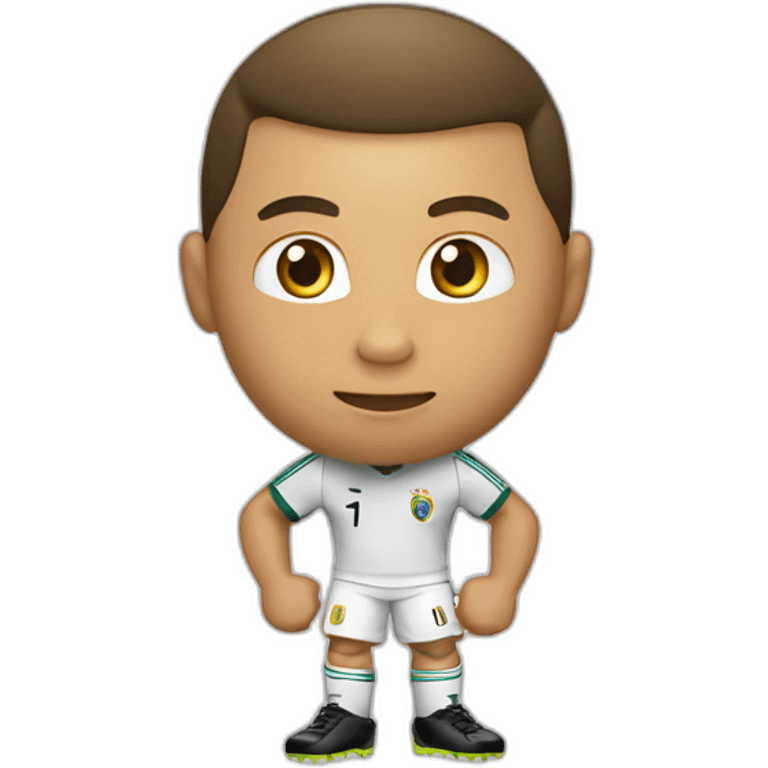 Ronaldo avec un ballon d’or emoji