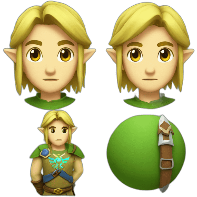 The legend of Zelda (link) emoji