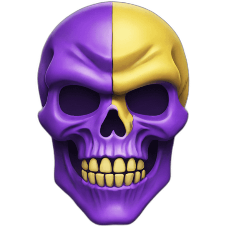 skeletor yellow and purple emoji