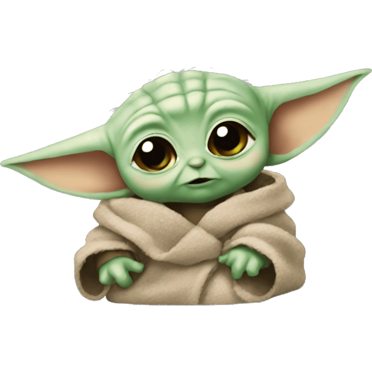 A baby yoda emoji