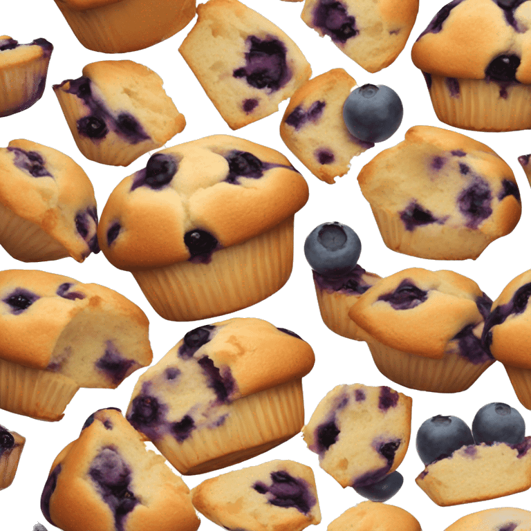 blueberry muffin emoji