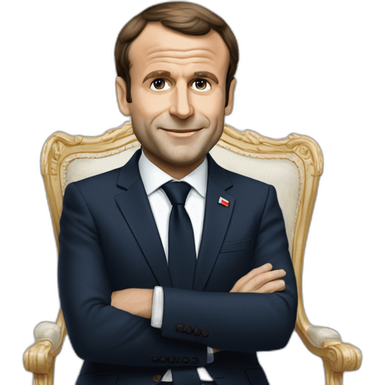 Macron french president emoji