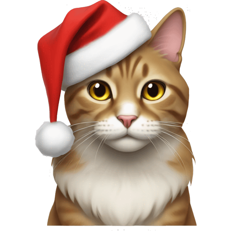 Cat as Santa  emoji