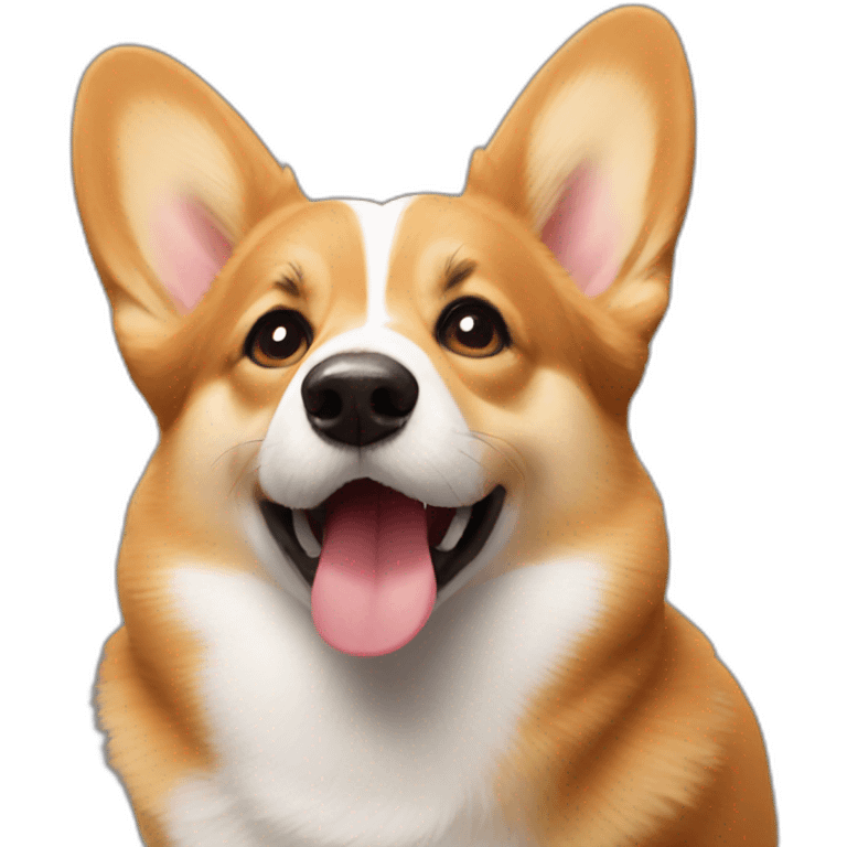 corgi kiss emoji