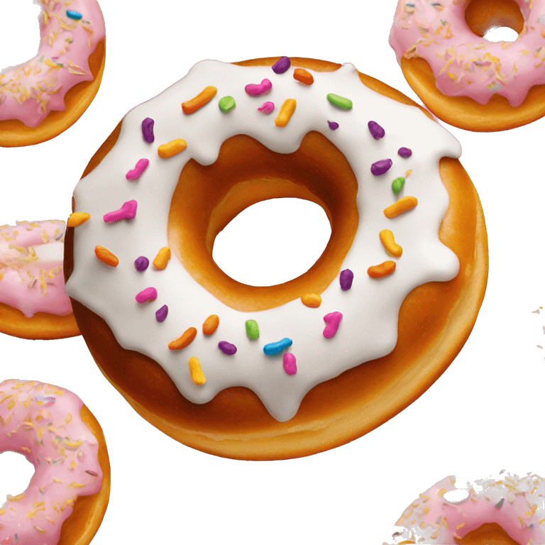 Crème filled donut emoji