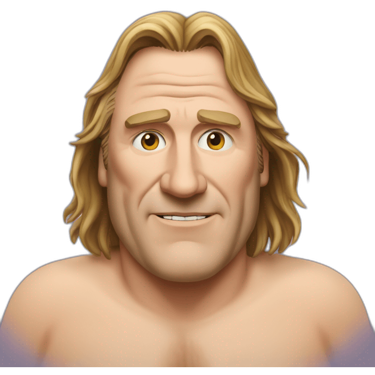 Depardieu surf emoji