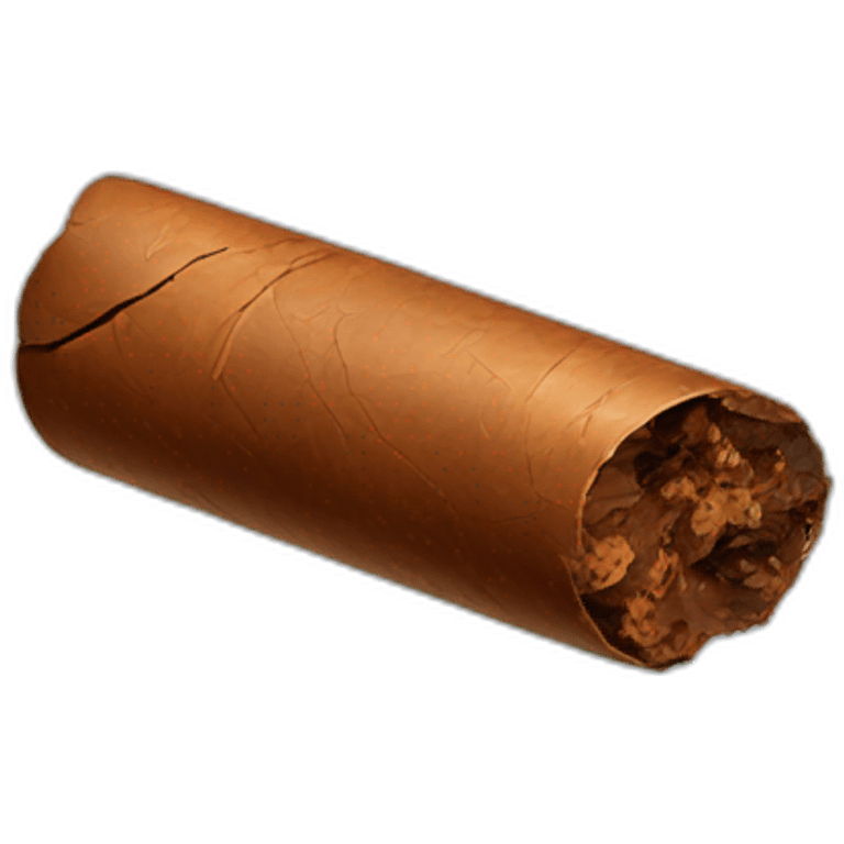 Fallen cigar  emoji