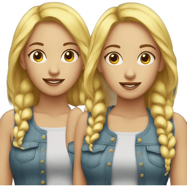 twins woman emoji