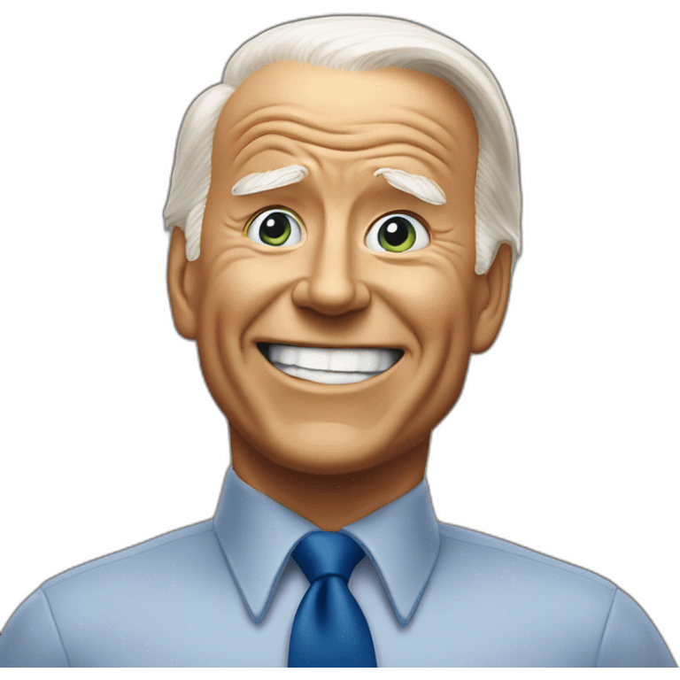 Joe Biden farting relief poo emoji realistic emoji